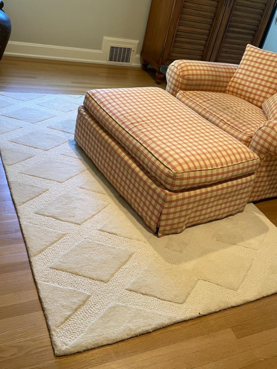 Pottery Barn rug 5 x 8