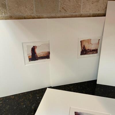 #756 Matted series of Photographs