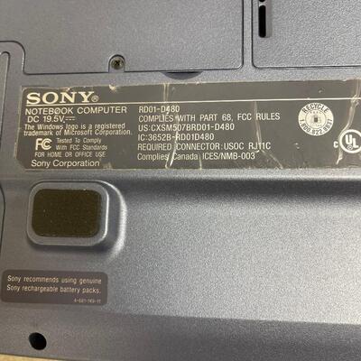 #760 B Sony Vaio Laptop