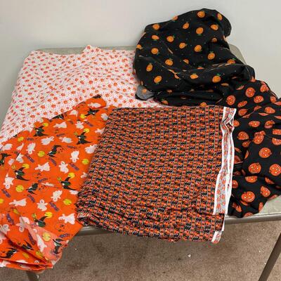 #769B Halloween Fabrics (5) Patterns 1-2 yards Each