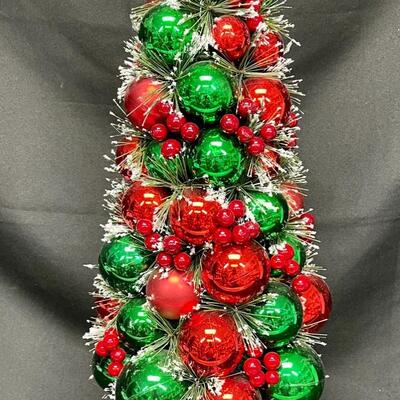 Christmas Tree made from ornaments
