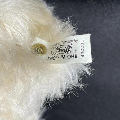 SPECIAL STEIFF WHITE POODLE WAG TAIL HEAD MOVES 12