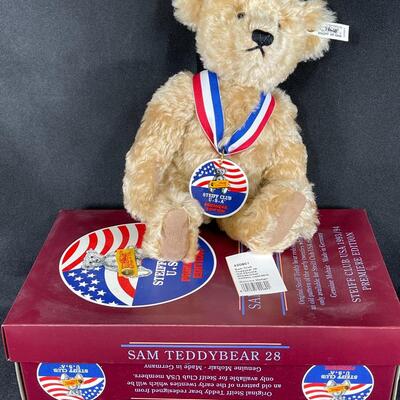 STEIFF CLUB USA PREMIERE EDITION 1993/94 SAM TEDDY BEAR 28
