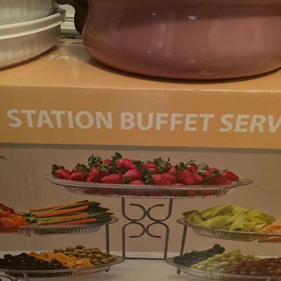 Five station buffet server brand new