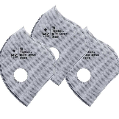 2 x 3-Pack - RZMask F1 Standard+ Active Carbon Filter - 6 Filters Total