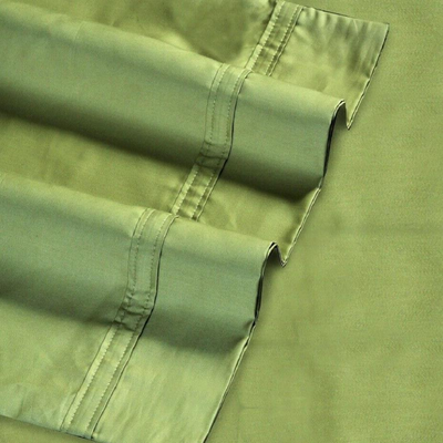 Tribeca Egyptian Cotton 500 Thread Count Flat Sheet, Green King