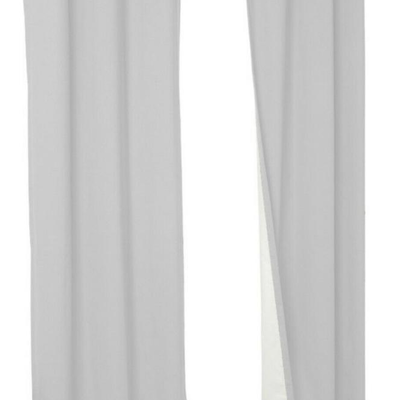 Thermalogic Weathermate Grommet Insulated Energy Efficient Curtains Pair, White