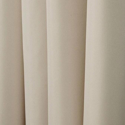 Set of 2 Outdoor Solid Cabana Grommet Top Light Filtering Curtain Panel