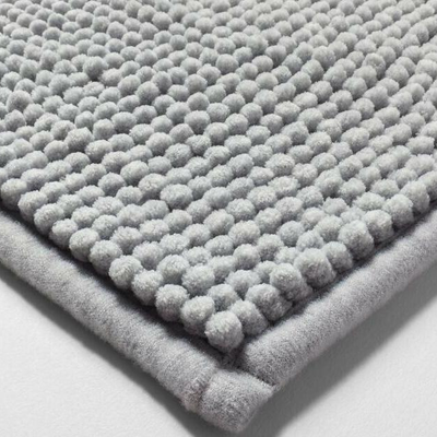 2 Pack - Made By Design Solid Gray Bath Rug Bath Mat