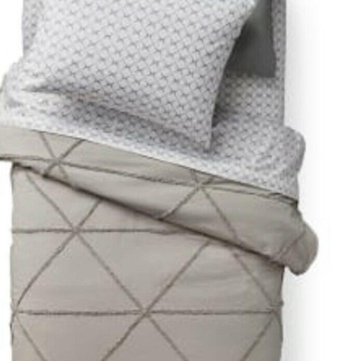 OCM Garment Washed Supersoft Microfiber Sheets - Gray Brushstroke