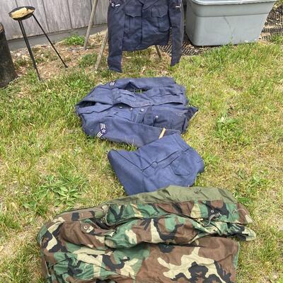 Vintage Military Clothing Air Force and Army