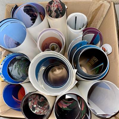 Lot 444  Group Lot of Posters Travel Art Ready for Framing