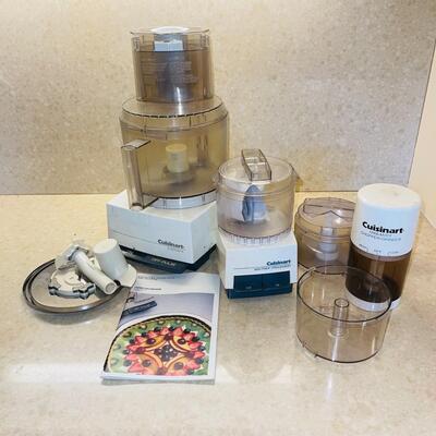 Lot 456  Vintage Cuisinart Food Processors Kitchen