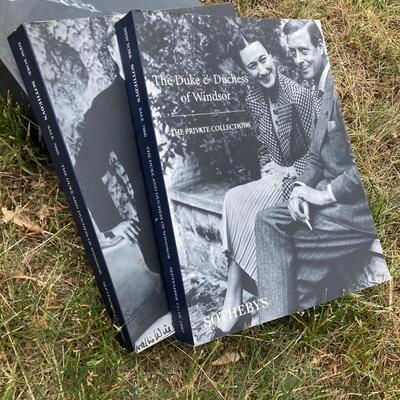 Duke and Duchess of Windsor Auction c. 1977 Catalogs from Sothebyâ€™s