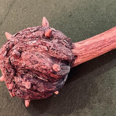 Lot 460  Wooden Caveman Club Hand Made Costume Gag Gift 