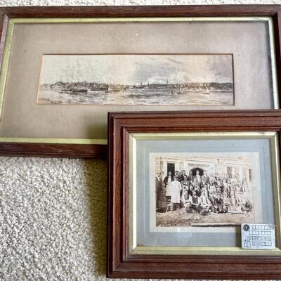 Lot 470  Framed Antique Photographs 