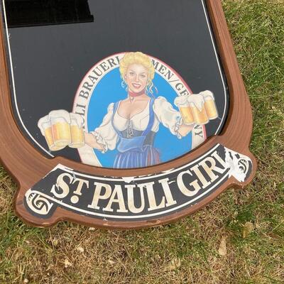 Saint Pauli Girl Advertising Sign 20â€ x 30â€