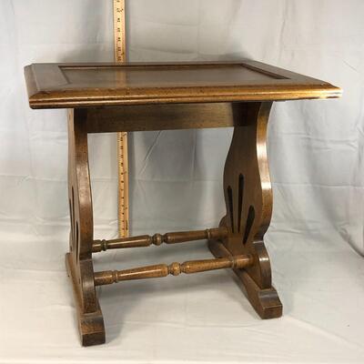 Lot 2 - Solid Wood End Table LOCAL PICK UP ONLY