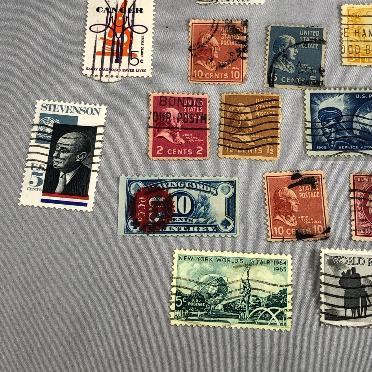 Lot 59 Variety of Vintage Cancelled Stamps