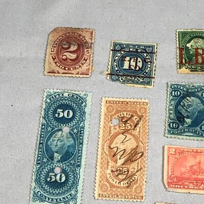 Lot 61 - Variety of Vintage Stamps - Conveyance Stamp