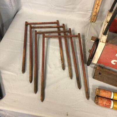 Lot 65 - South Bend Wood Croquet Set LOCAL PICK UP ONLY