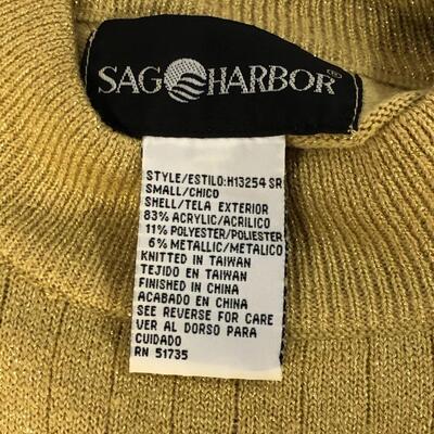 Lot 70 - Sag Harbor Gold Short Sleeve Sweater