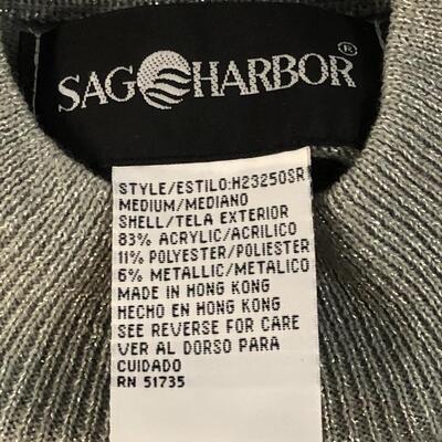 Lot 71 - Sag Harbor Silver Short Sleeve Sweater