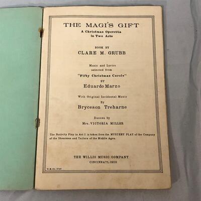 Lot 94 - The Magi's Gift An Operetta for the Yuletide