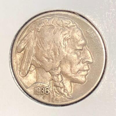Lot 100 - 1936 D Buffalo Nickel