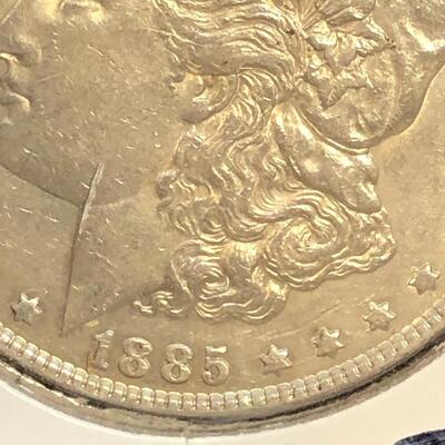 Lot 124 - 1885 Morgan Silver Dollar