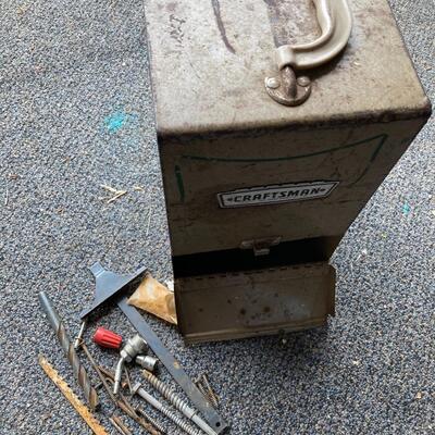Craftsman metal tool case with contents