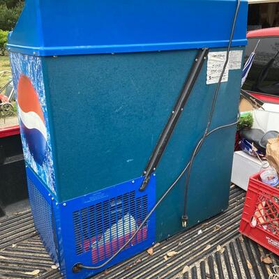 Large Pepsi Commercial Gravity Refrigerator 34 x 16â€d x 39â€h