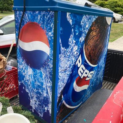 Large Pepsi Commercial Gravity Refrigerator 34 x 16â€d x 39â€h