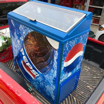 Large Pepsi Commercial Gravity Refrigerator 34 x 16â€d x 39â€h