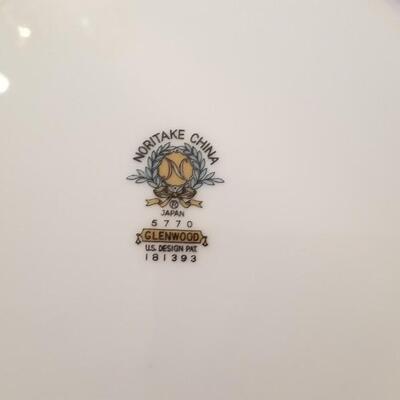 Lot #123  Large Set of Noritake China in the "Glenwood" pattern