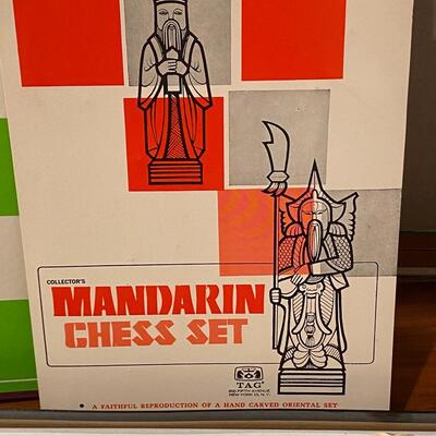 Vintage Mandarin Chess Set 1965
