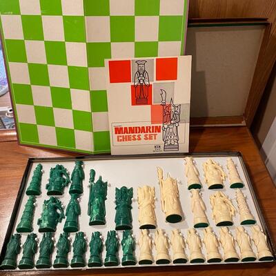 Vintage Mandarin Chess Set 1965