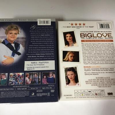2 CD sets, murder she wrote 3rd season, Big Love 1st season 