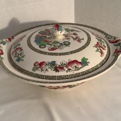 A2208 Johnson Bros. Covered Dish Spring Night Bowl R & S Germany Pitcher