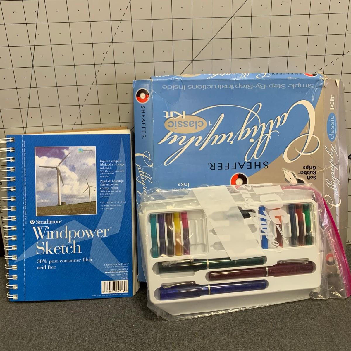 115 Calligraphy Kit & Sketch Pad