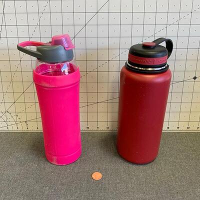 #297 Red/Pink Waterbottle