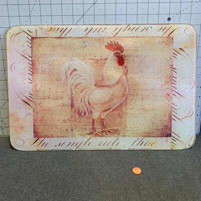 #302 Rooster Cutting Board