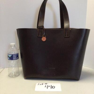 440 Large Brown Leather DOONEY & BOURKE Tote 