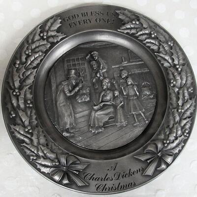 1974 Christmas Issue, God Bless Us Everyone, International Pewter Lt Ed 5284/7500, Read description for more information! 