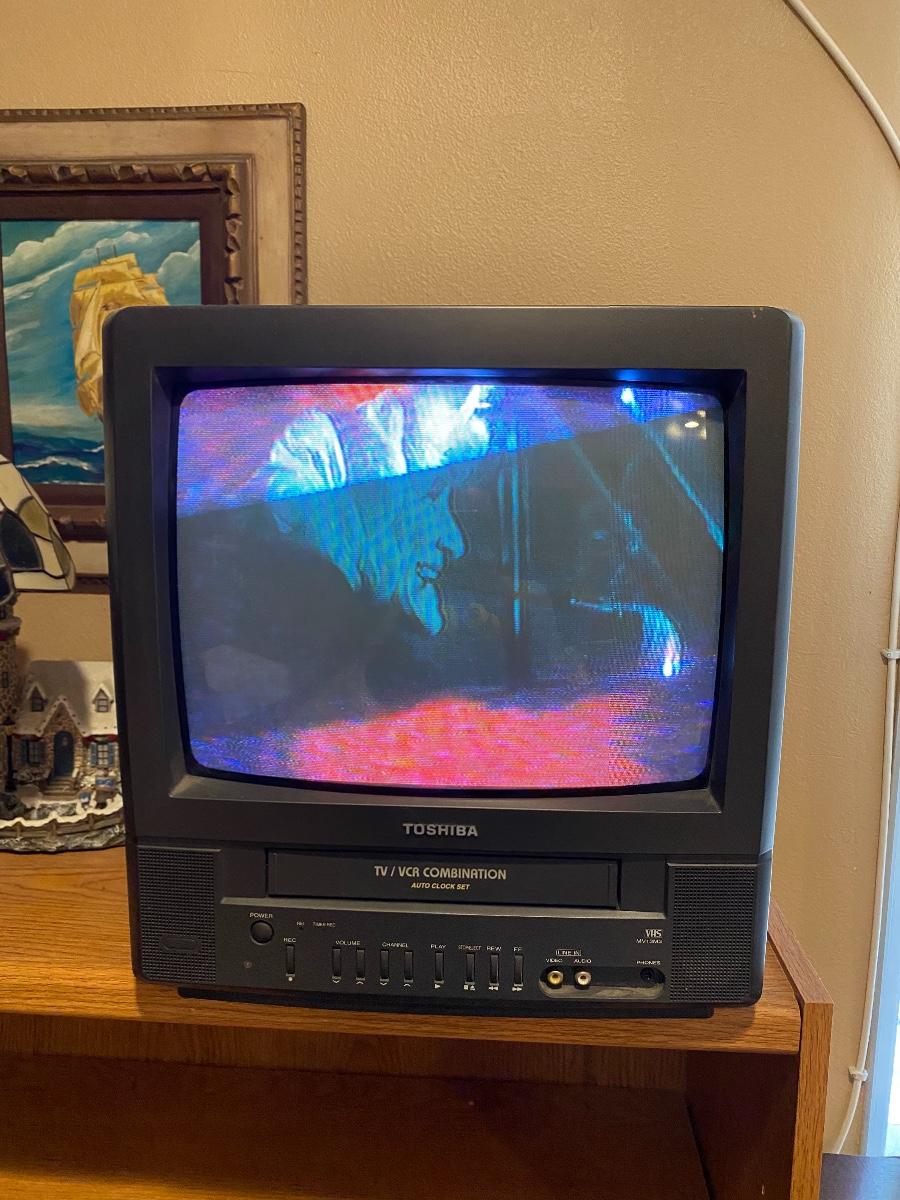 Vintage Toshiba VCR TV Combo