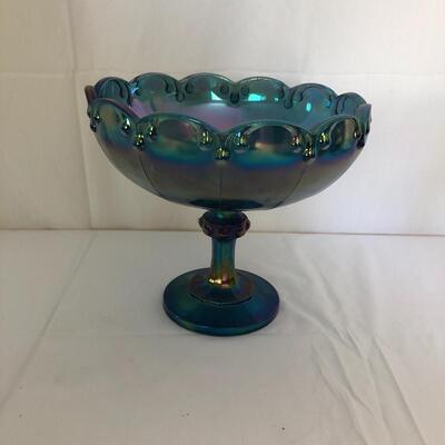Lot 1 - Blue Carnival Glass & More