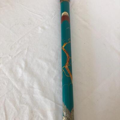 Lot 6 - Walking Stick with Pool Cue!