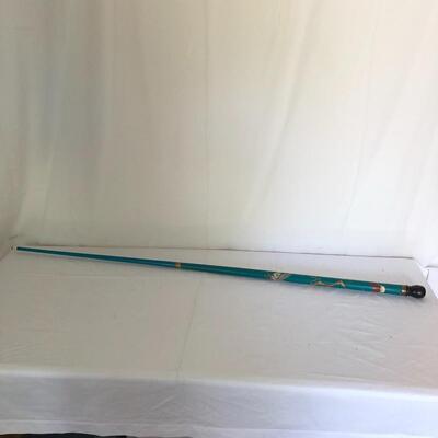Lot 6 - Walking Stick with Pool Cue!