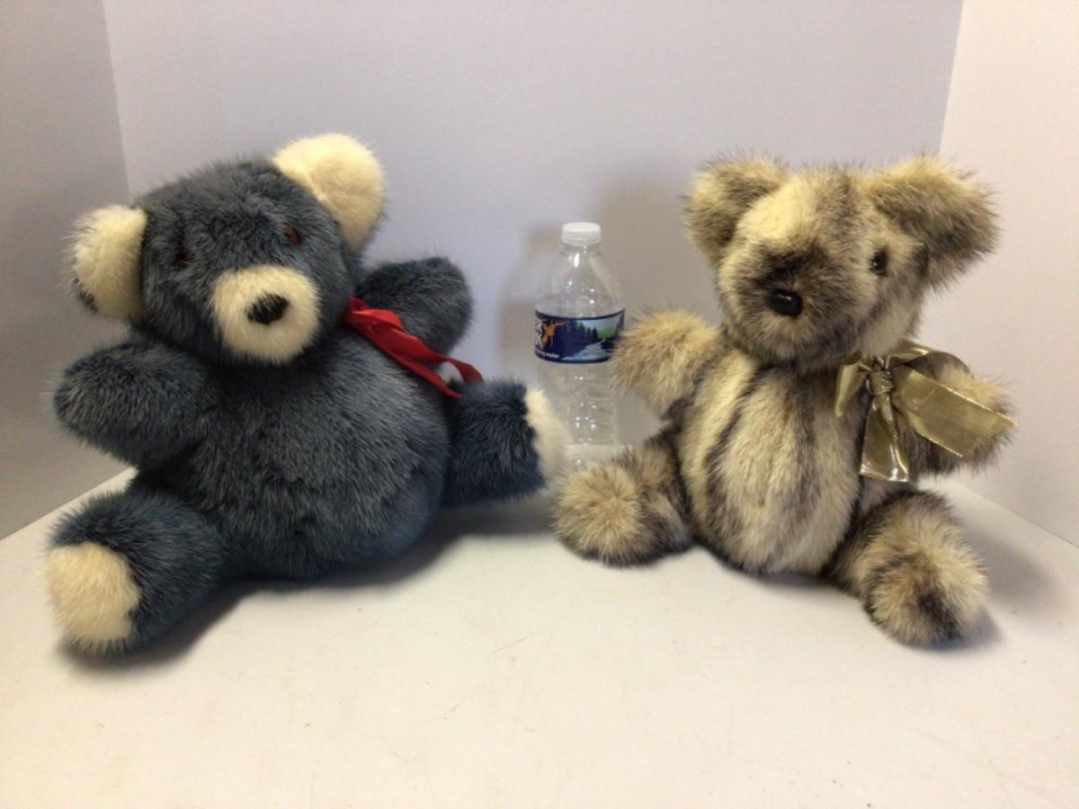 335 Pair of Mink Fur Teddy Bears | EstateSales.org
