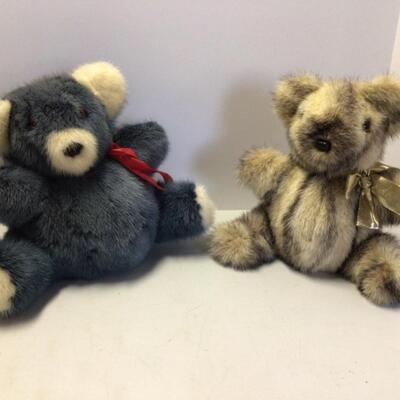 335 Pair of Mink Fur Teddy Bears 
